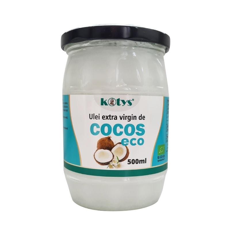 Ulei Extravirgin de Cocos Bio 500 mililitri Kotys