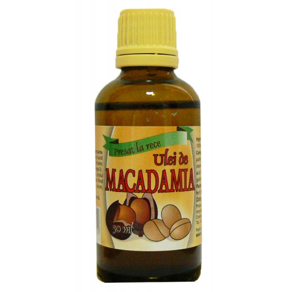 Ulei Macadamia Presat la Rece Herbavit 50ml