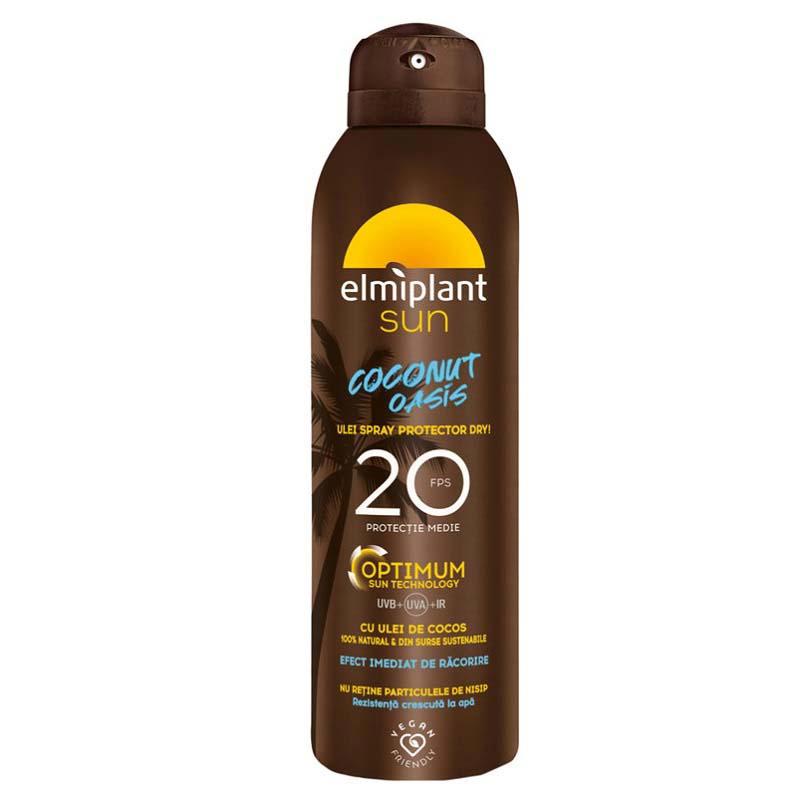 Ulei Protector SPF 20 Coconut Oasis Optimum Sun 150 mililitri Elmiplant