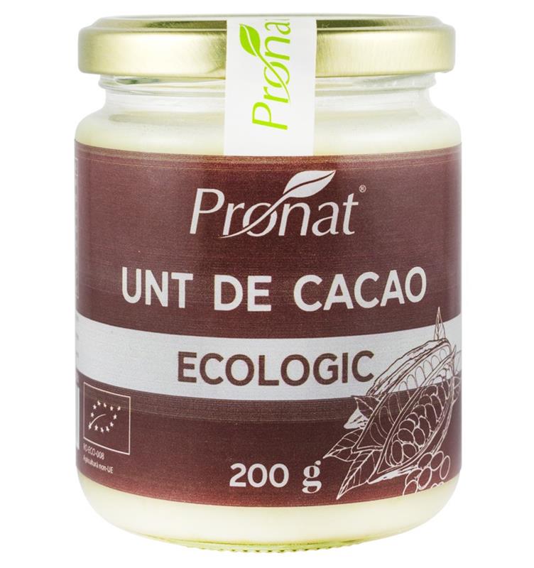 Crema Tartinabila de Cacao Bio 200 grame Pronat