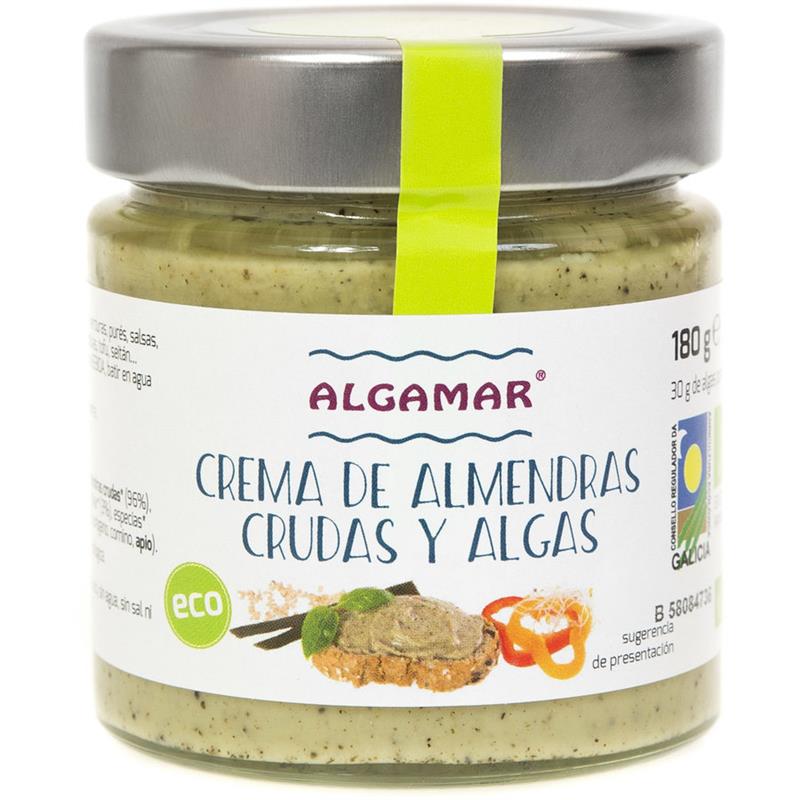 Crema Tartinabila de Migdale cu Alge Raw Bio Algamar 320gr
