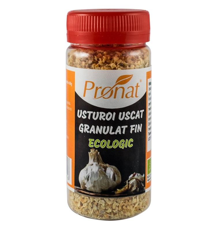 Usturoi Uscat Granulat Fin Bio Pronat 60gr