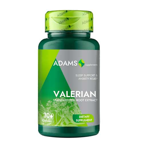 Valeriana 300 miligrame 30 capsule Adams Vision
