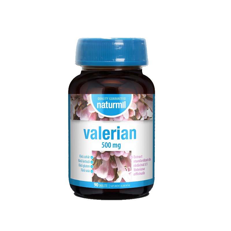 Valeriana 500 miligrame 90 tablete Naturmil