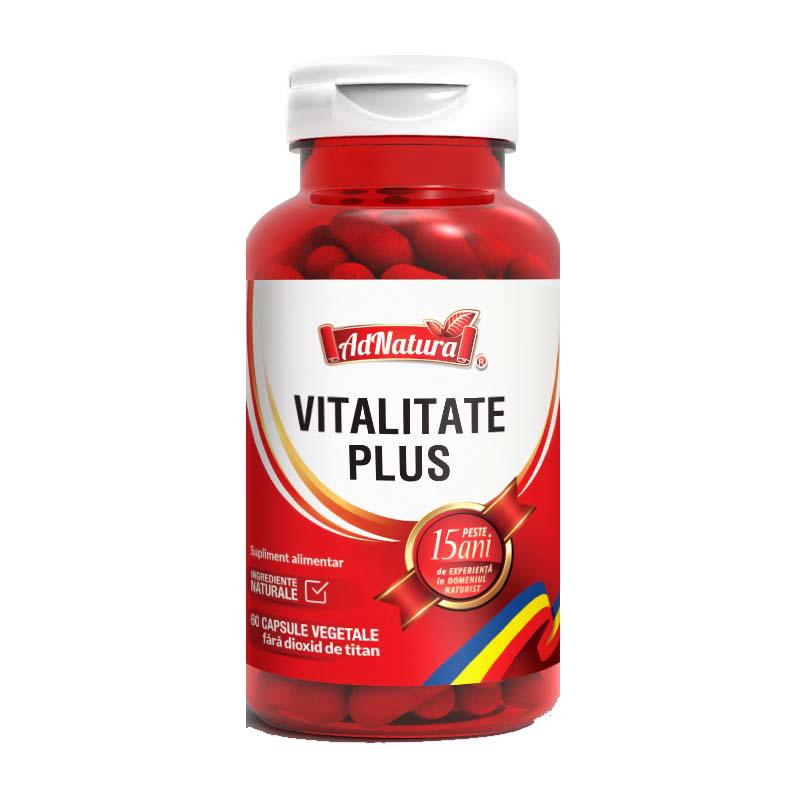 Vitalitate Plus 60 capsule Adnatura