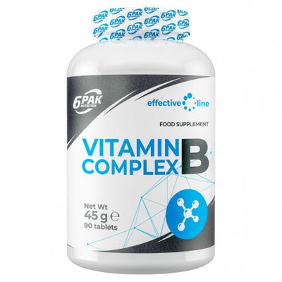 Vitamin B Complex 90tablete 6 Pak Nutrition