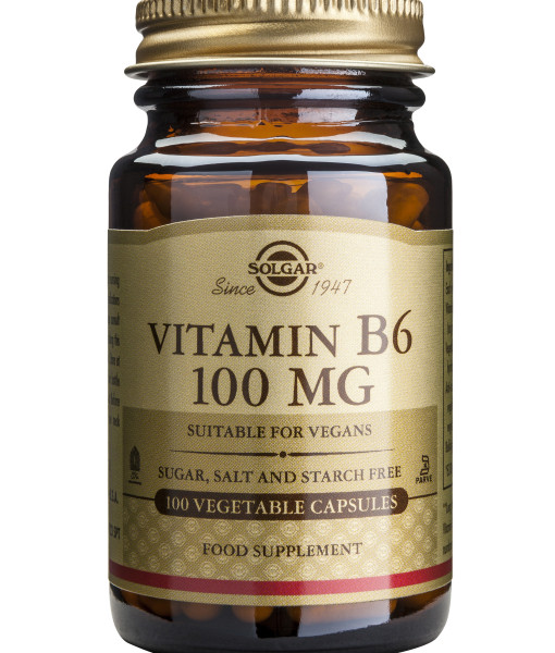 Vitamin B6 100mg Solgar 100cps
