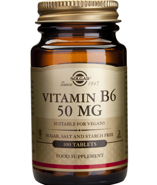 Vitamin B6 50mg Solgar 100tb