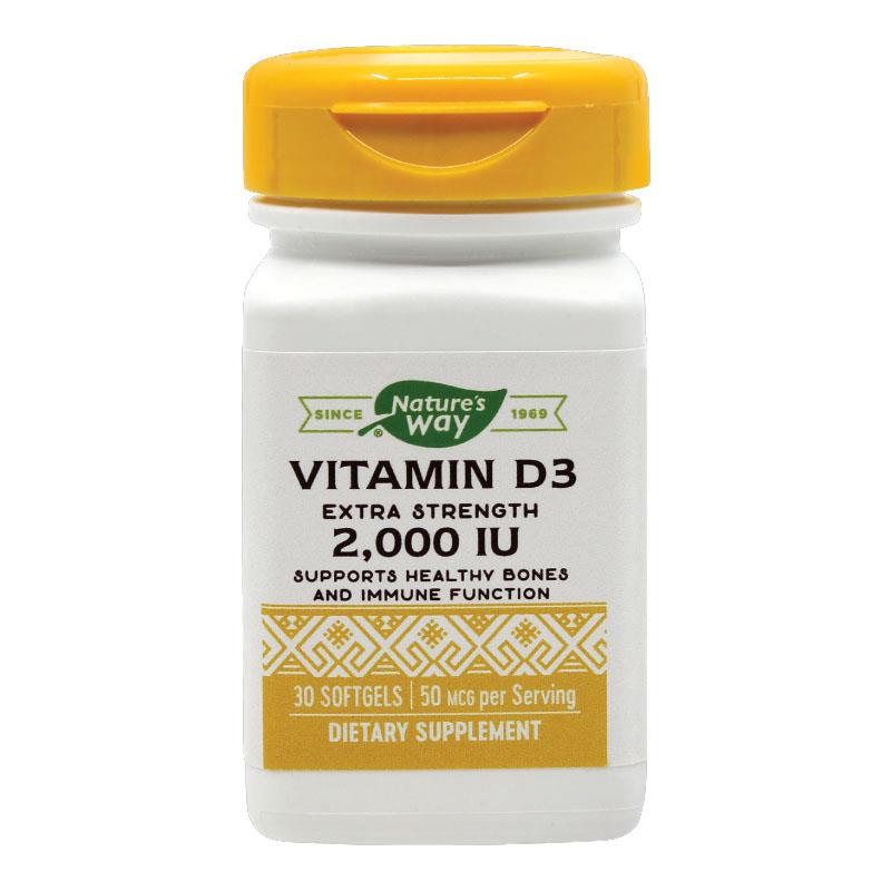 Vitamin D3 2000UI Nature's Way 30cps Secom