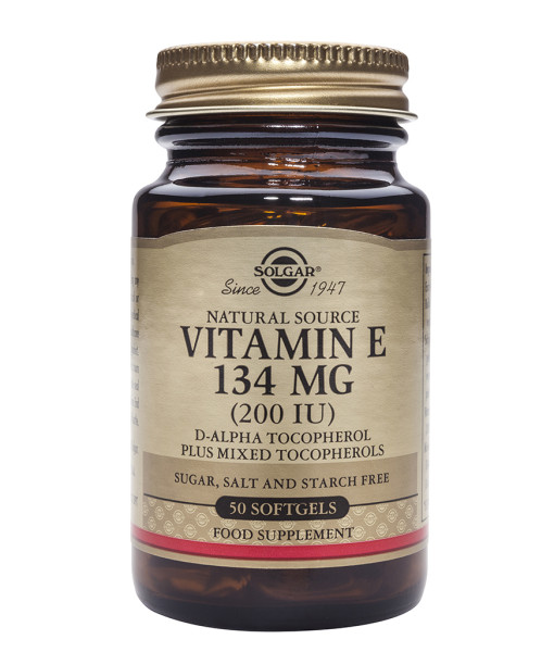 Vitamin E 200IU Solgar 50cps