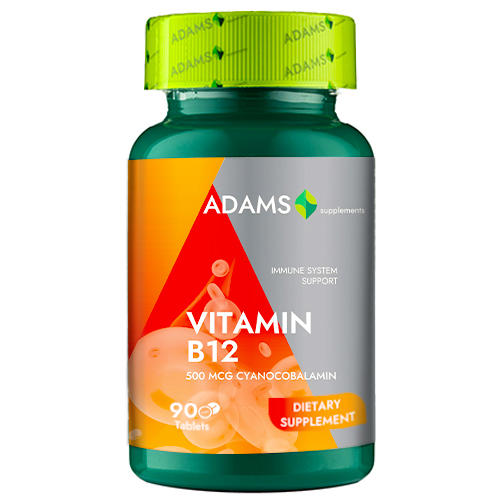 Vitamina B12 500mcg 90 capsule Adams