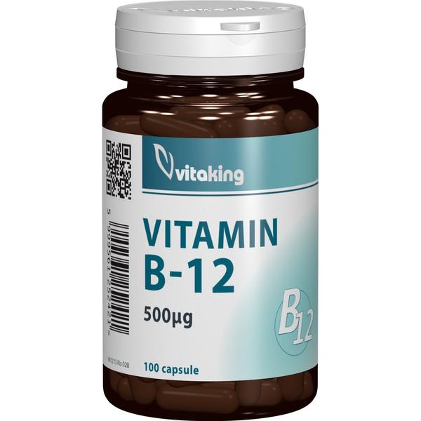 Vitamina B12 (Cianocobalamina) 500mcg Vitaking 100cpr