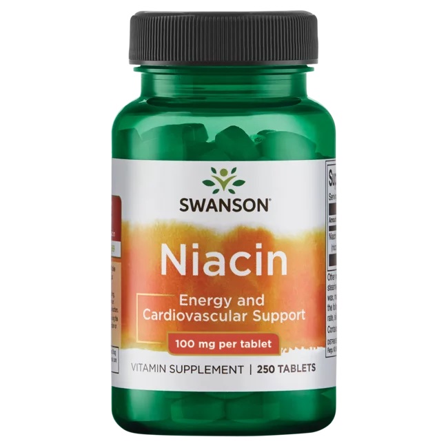 Vitamina B3 (Niacina) 100mg Swanson Vitaking 250cp