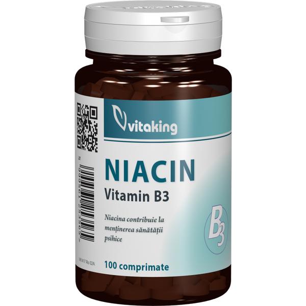 Vitamina B3 (Niacina) 100mg Vitaking 100cp