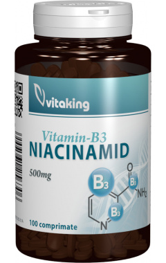 Vitamina B3 (Niacinamida) 500mg Vitaking 100cpr