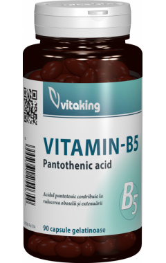 Vitamina B5 (Acid Pantotenic) 200mg Vitaking 90cp