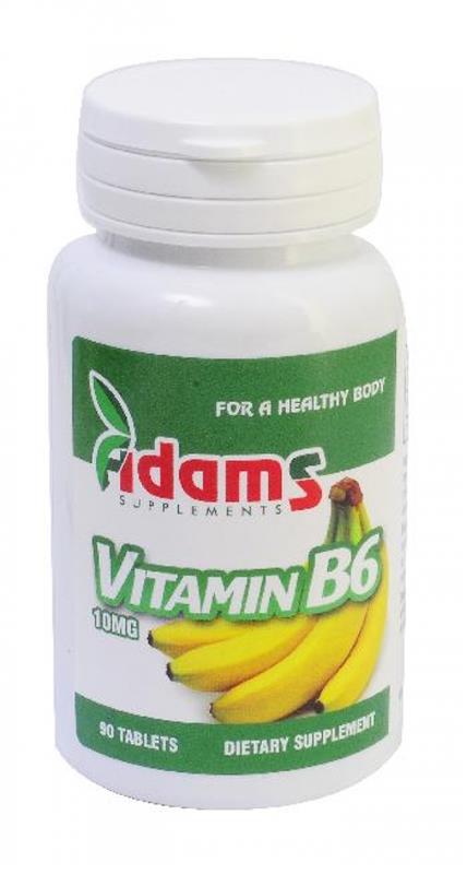 Vitamina B6 10mg Adams Vision 90tbl