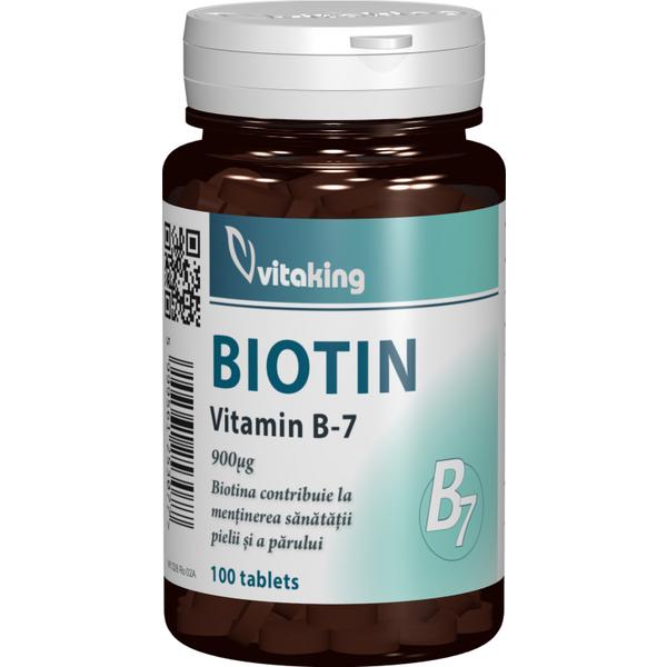 Vitamina B7 (Biotina) 900mcg Vitaking 100cpr