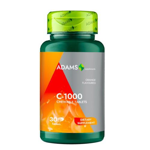 Vitamina C 1000 miligrame 30 capsule Adams Vision