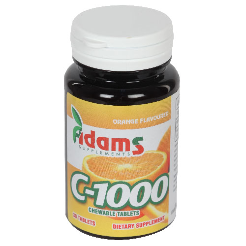 Vitamina C 1000mg 30cpr Masticabile Adams Vision