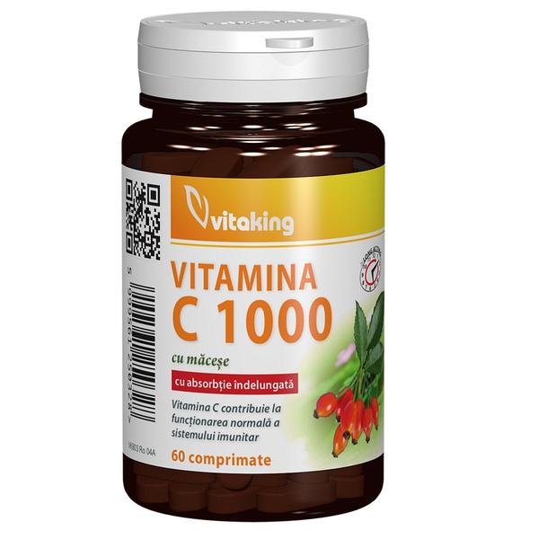 Vitamina C 1000mg cu Absorbtie Indelungata Vitaking 60cpr