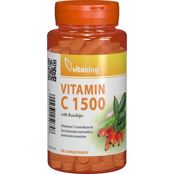 Vitamina C 1500mg cu Macese Vitaking 60cp