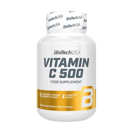 Vitamina C 500mg 120cps Bio Tech SUA