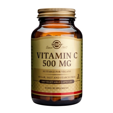 Vitamina C 500mg Solgar 100cps
