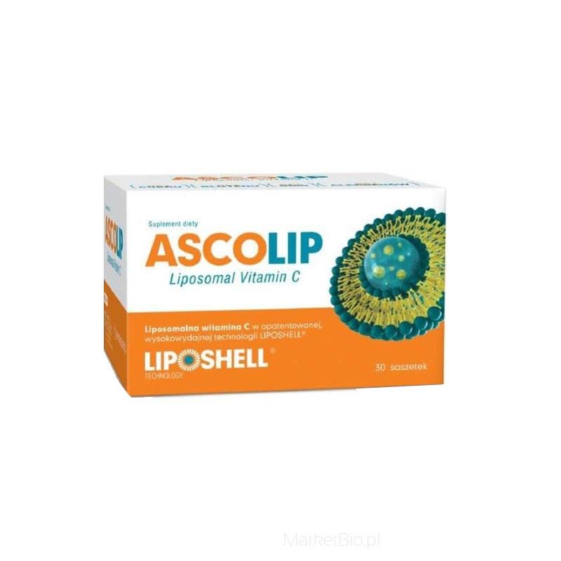 Vitamina C Lipozomala Ascolip 1000 miligrame 30 plicuri Liposhell