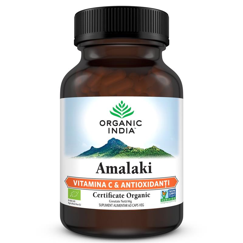 Vitamina C si Antioxidanti Naturali Amalaki Bio 60cps Organic India