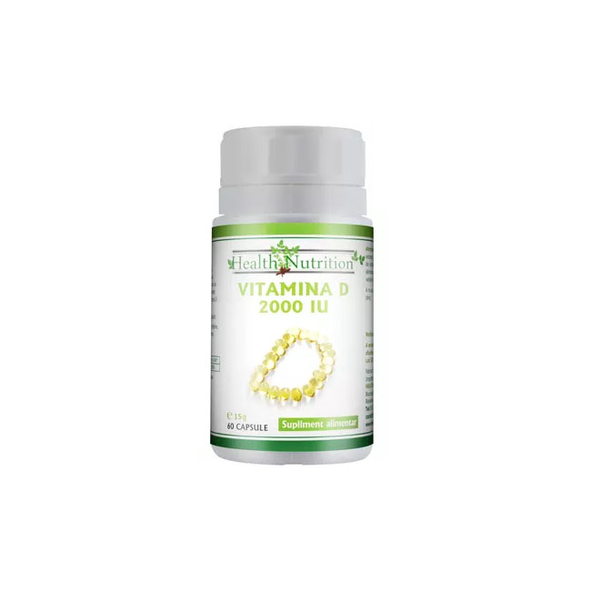 Vitamina D 2000 UI 60 capsule moi Health Nutrition