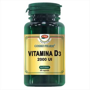 Vitamina D3 2000UI 60cps Cosmo Pharm