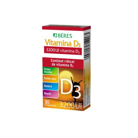 Vitamina D3 3200 UI 30 capsule Beres