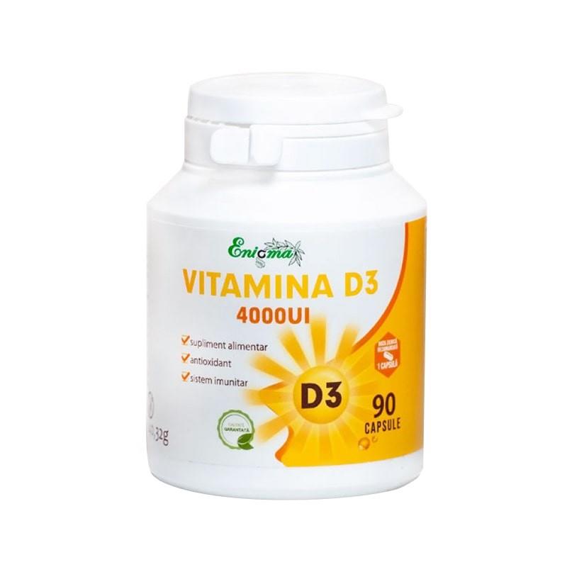 Vitamina D 4000 unitati 90 capsule Enigma