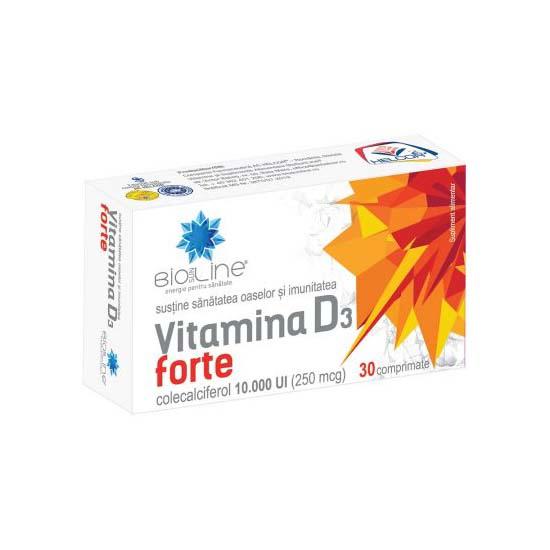 Vitamina D3 Forte BioSunLine 30 comprimate Helcor