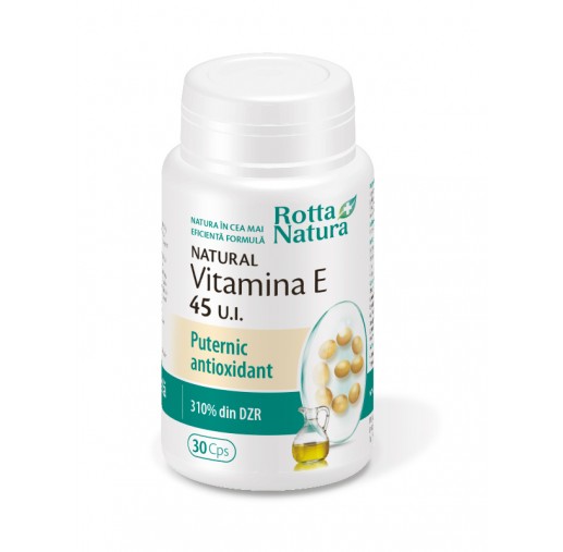 Vitamina E Naturala 45mg Rotta Natura 30cps