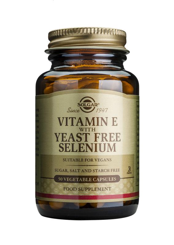 Vitamina E + Selenium Solgar 50cps