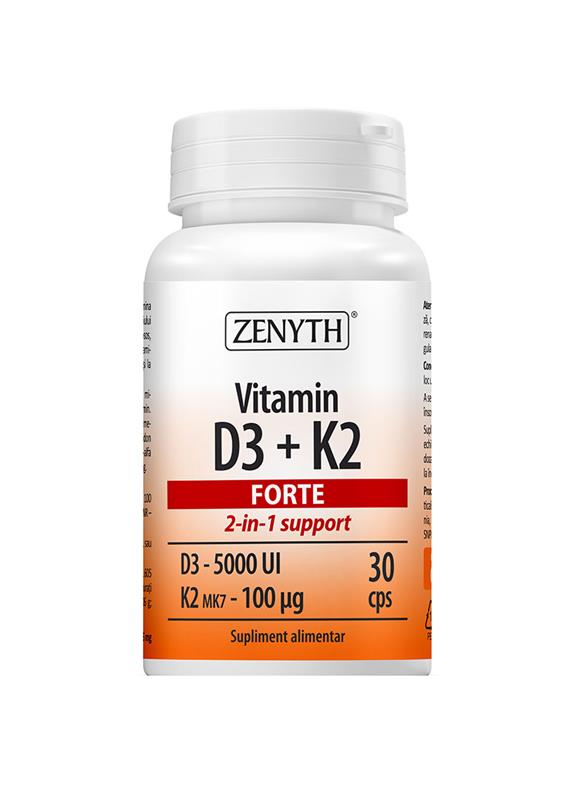Vitamina K2+D3 Forte 30cps Zenyth
