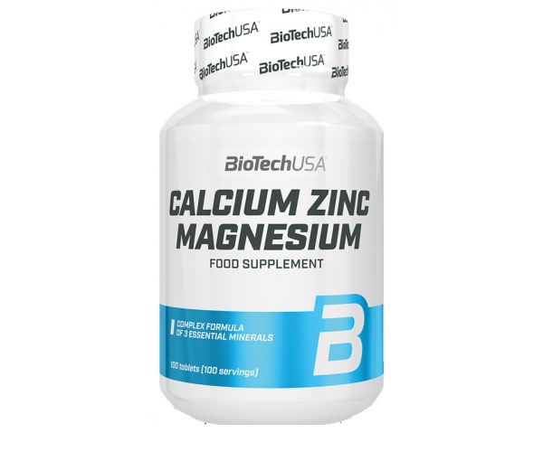 Vitamine Calciu Zinc Magneziu 100cps Bio Tech USA
