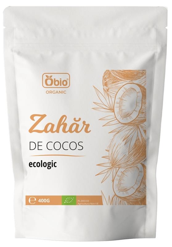 Zahar de Cocos Bio 400 grame Obio
