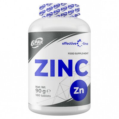Zinc 15mg 180tablete 6 Pak Nutrition