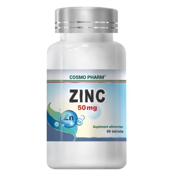 Zinc 50 miligrame 60 tablete Cosmo Pharm