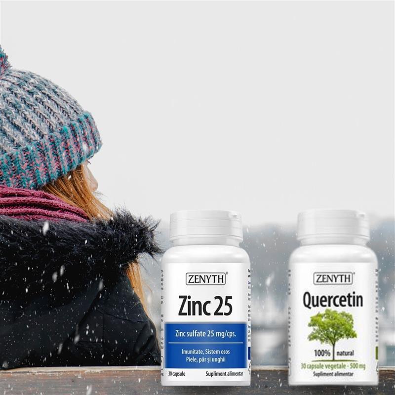 Quercetin si Zinc - Beneficii