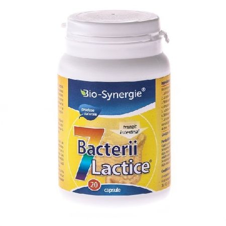 7 Bacterii Lactice 300mg Bio Synergie 20 cps  