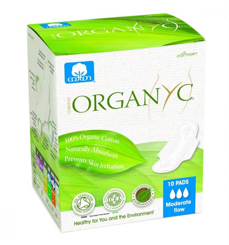 Absorbante Intime Organyc din Bumbac Organic pentru 1zi Pronat 10buc 