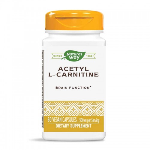 Acetyl L-Carnitine 500mg Jarrow Formulas Secom 60cps