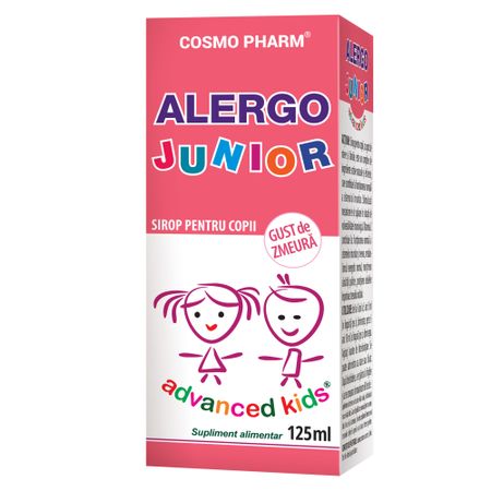 Advanced Kids Sirop Alergo Junior Cosmo Pharm 125ml