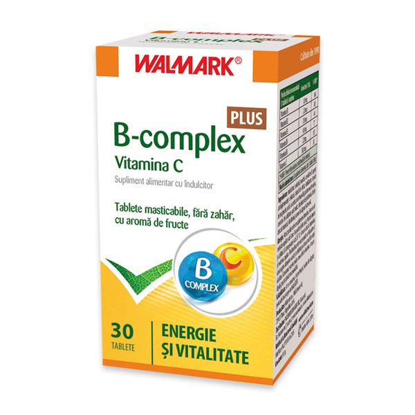 B Complex + Vitamina C Plus  Walmark 30tb