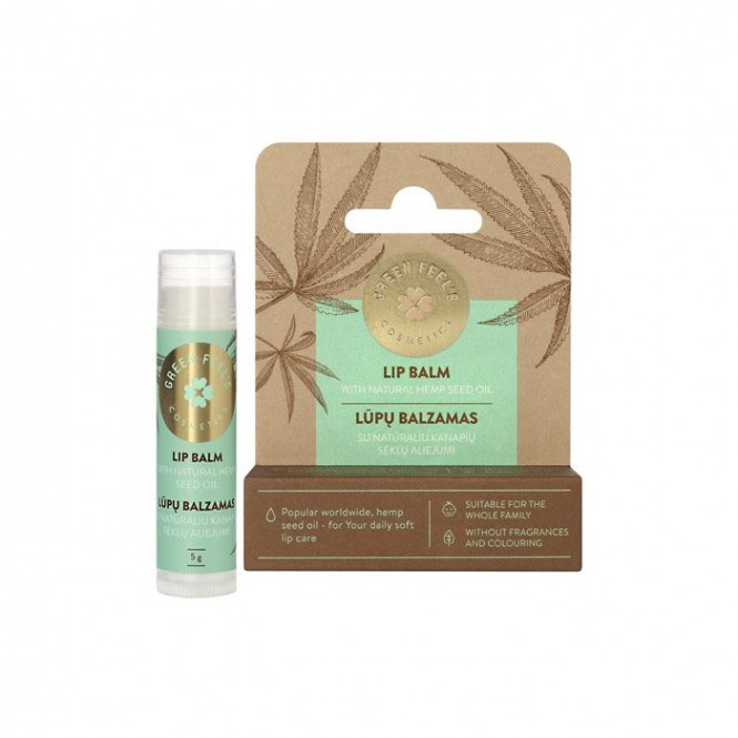 Balsam de Buze cu Ulei de Canepa 5 grame Green Feel's