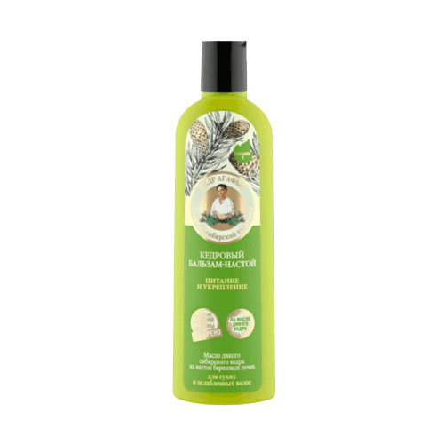 Balsam Nutritiv Fortifiant cu Ulei de Cedru si Suc de Mesteacan 280 mililitri Bunica Agafia